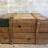 Grote houten kist